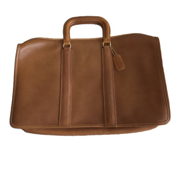 Vintage Coach Brown Leather Business Bag - Picture 4 of 16